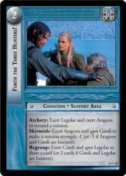 LOTR TCG Hunters Complete Common Set 62 cards with all 3 15C60 NM/played - Image 2
