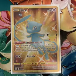 Pokemon Celebrations Golden Mew 25/25 Gold Card Ultra Rare NM - Image 1