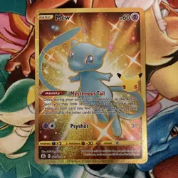 Pokemon Celebrations Golden Mew 25/25 Gold Card Ultra Rare NM - Image 2