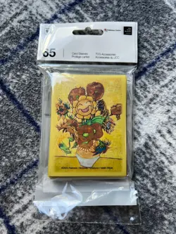 Pokemon Center × Van Gogh Museum Sunflora Inspired By Sunflowers 65 Card Sleeves - Image 1