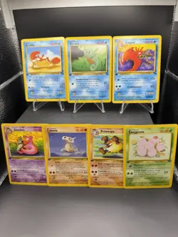 1st Edition Lot Jungle and Fossil Pokemon Cards Non Holo MP-LP - Image 1