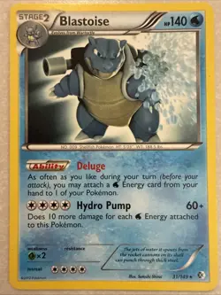 Blastoise Boundaries Crossed #31/149 NON-HOLO Rare HP Pokemon Card - Image 1