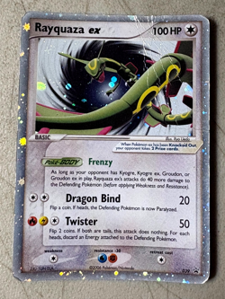 Rayquaza ex #039 Black Star Promo - 2006 Pokemon 2006 DAMAGED Card - Image 1