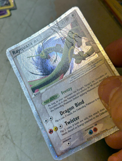 Rayquaza ex #039 Black Star Promo - 2006 Pokemon 2006 DAMAGED Card - Image 3