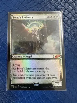 Serra's Emissary (Showcase) Foil Near Mint NM MTG Modern Horizons 2 Magic - Image 1