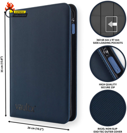 Premium Exo-TecR Zip Binder - 9 Pocket Trading Card Album Folder - 360 Side Load - Image 2
