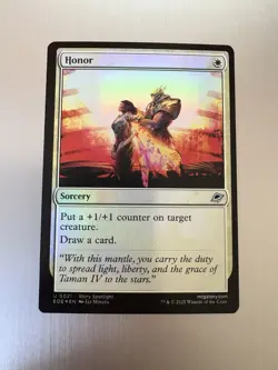 Honor - 21 - MTG: Edge of Eternities - Uncommon - FOIL - Image 1