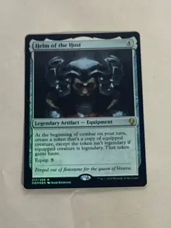 MTG FOIL Helm of the Host Dominaria Magic the Gathering - Image 1