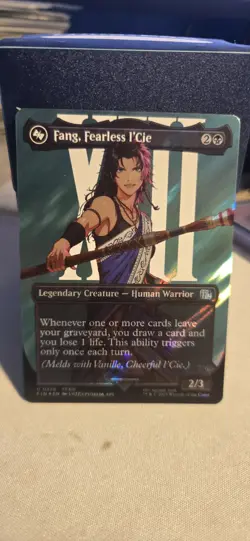 Fang, Fearless l'Cie (Borderless) (Surge Foil) Final Fantasy Foil - Image 1