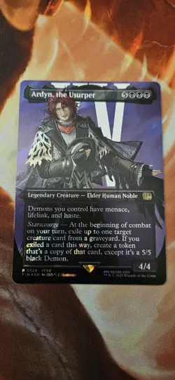 Ardyn, the Usurper (0524) (Borderless) (Surge Foil) Final Fantasy Foil - Image 1
