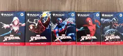 SDCC 2025 Magic The Gathering MTG Marvel Spider-Man Welcome Deck Complete Set - Image 1