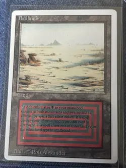 Magic The Gathering Badlands Revised Edition. Rare!! EX/NM!! Never Played - Image 1