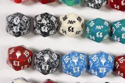 (49) Magic the Gathering MTG Spindown Dice Lot D20 Zendikar Worldwake 2010s - Image 4
