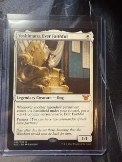 Yoshimaru, Ever Faithful Commander: Kamigawa: Neon Dynasty- (Non-Foil) - Image 1