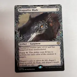 Dragonfire Blade (Showcase) Tarkir: Dragonstorm #324 Rare - Image 1