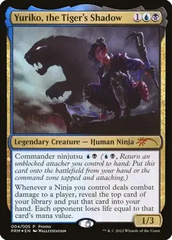 MTG Foil Yuriko, the Tiger's Shadow Year of the Tiger APAC Promo NM English - Image 3