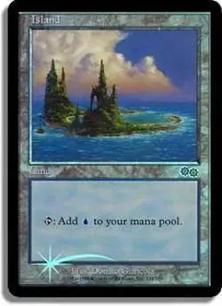 Magic The Gathering MTG ISLAND (1999) FOIL Arena League Promos NM Near Mint - Image 1