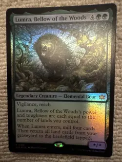 Lumra, Bellow of the Woods Bloomburrow Foil - Image 1