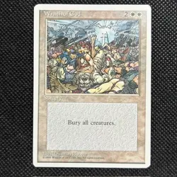 1995 Magic the Gathering MTG 1x Wrath of God Fourth Edition 4Ed NM Unplayed - Image 1