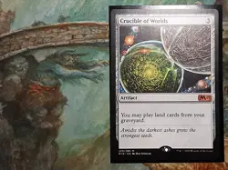 Crucible of Worlds Core Set 2019 Rare (PANGOLIN MTG) MINT/NM See pics! - Image 1
