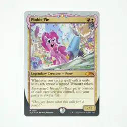 1x Pinkie Pie Ponies: The Galloping 2 Secret Lair My Little Pony MTG Magic MLP - Image 1