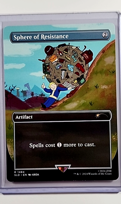 2024 MTG Magic the Gathering Secret Lair Fallout #1484 Sphere of Resistance - Image 1