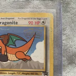 Pokemon Dragonite TCG Card The First Movie Promo No5 1999 Rare Vintage In Loader - Image 3