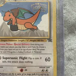 Pokemon Dragonite TCG Card The First Movie Promo No5 1999 Rare Vintage In Loader - Image 4