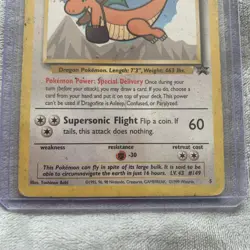 Pokemon Dragonite TCG Card The First Movie Promo No5 1999 Rare Vintage In Loader - Image 5