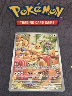 Pokemon TCG 188/167 Eevee - Twilight Masquerade *IR Illustration Rare - Image 1