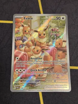 Pokemon TCG 188/167 Eevee - Twilight Masquerade *IR Illustration Rare - Image 2