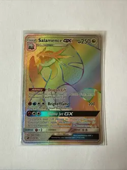 Pokemon TCG Salamence GX Dragon Majesty 73/70 Holo Secret Rare mint!!! - Image 1