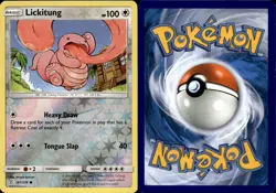 LP Pokemon Lickitung - 161/236 - Common - Reverse Holo LP Unified Minds - Image 1