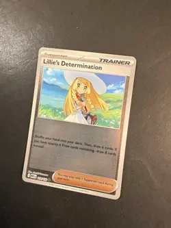 Lillie's Determination 119/132 - Reverse Holo - Pokemon Mega Evolution - Trainer - Image 1