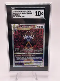 2023 Pokemon Crown Zenith #GG52 HISUIAN SAMUROTT VSTAR UR Galarian Gallery - Image 1