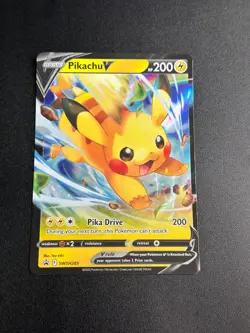 Pokemon 2022 TCG - Pikachu V SWSH285 - Promo Black Star - Sword & Shield - Image 1