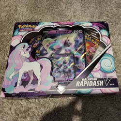 Pokemon Galarian Rapidash v Box - Image 1