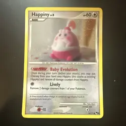 Pokemon - Happiny 14/17 - POP Series 8 Promo - Cosmos HOLO - Vintage 2008 - LP - Image 1