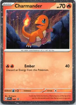 Pokemon TCG Black Star Promo Charmander Cosmos Holo SVP 047 - Image 1