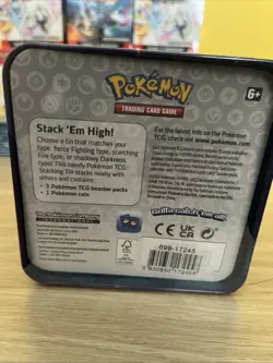 Pokemon TCG Shadowy Darkness Tin 3 Booster Packs 1 Pokemon Coin New Sealed - Image 5