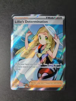 Lillie's Determination (Full Art) 169/132 Ultra Rare Pokemon Mega Evolution - Image 1