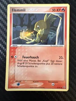 Pokemon TCG Torchic EX Dragon 77/97 Regular Common Flemmli Pokemon - Image 1