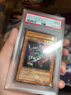 Yu-Gi-Oh! PSA 8 Ninja Grandmaster Sasuke Ultimate Rare 1st edition SOD-EN019 - Image 4
