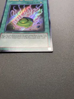 Yugioh Shard Of Greed 1st Edition Secret Rare PHSW-EN057 MP - Image 2