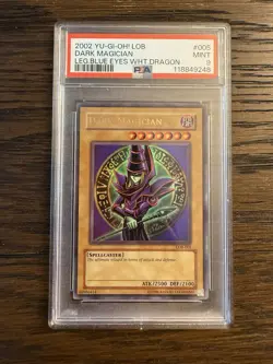 Dark Magician LOB-005 The Legend of Blue Eyes White Dragon Unlimited Ed PSA 9 - Image 1