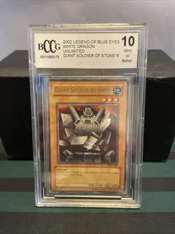 Giant Soldier of Stone LOB-068 BCCG 10 2002 Legend Of Blue Eyes White Dragon - Image 1