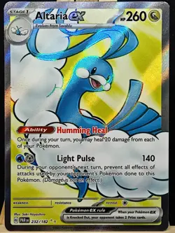 Pokemon Card Altaria EX 232/182 Paradox Rift Full Art Ultra Rare Near Mint - Image 1