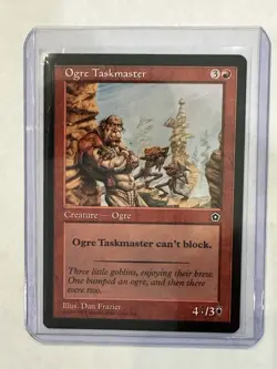 Magic the Gathering Ogre Taskmaster Card Portal II M/Nm Condition - Image 1