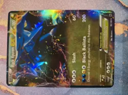 Pokemon TCG Black Kyurem EX Holo Ultra Rare Card 95/135 Plasma Storm - Image 1
