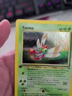 Pokemon TCG Yanma Neo Discovery 17/75 1st Edition Holo Card - Image 2